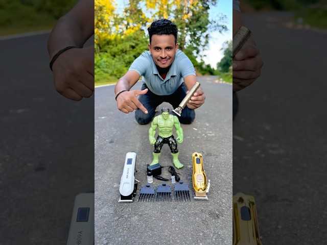 Portable Hair Clipper & Rechargeable Trimmer Unboxing💥