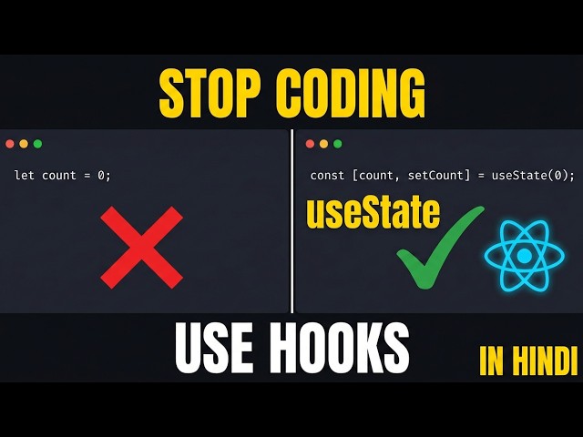 React Hooks tutorial | React useState() Explained 🚀| React Hooks - useState | React JS Tutorial