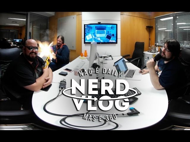 Nerdcast: Behind the scenes of a recording | NerdVlog 360 [4K] Ep. 23