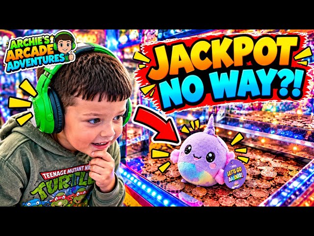He REALLY Wanted This Squishy… Then THIS Happened! 😱 | 2p Coin Pusher
