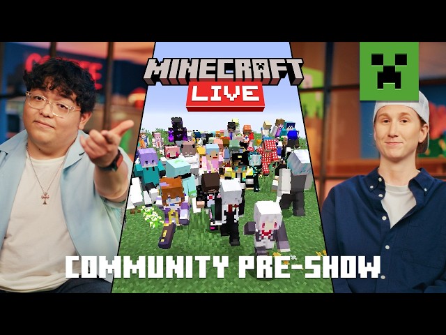 Community Pre-Show with Derapchu & Katie B | Minecraft LIVE – SEPT 2026