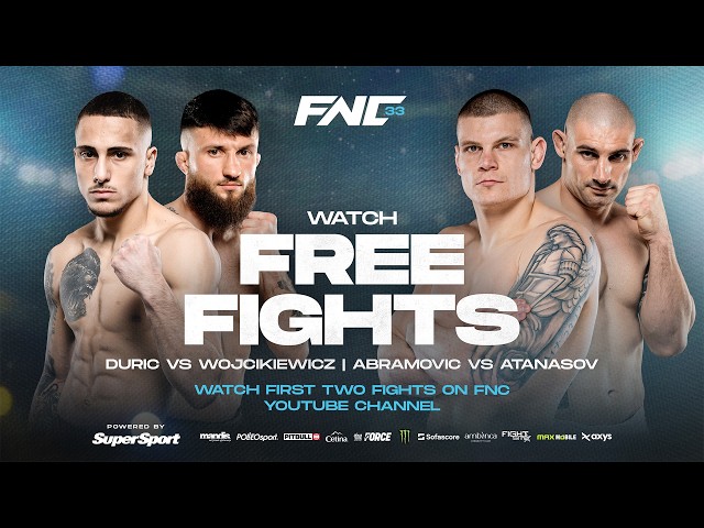 [LIVE] FNC 33  powered by SuperSport | FREE FIGHTS | Zagreb