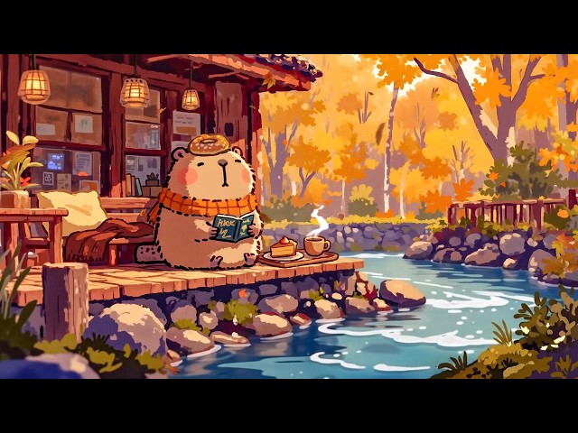 A little coffee, a little peace ☕ Chill Lofi Hip Hop for Study, Relax & Heal 🍁 Cozy Autumn Hideaway