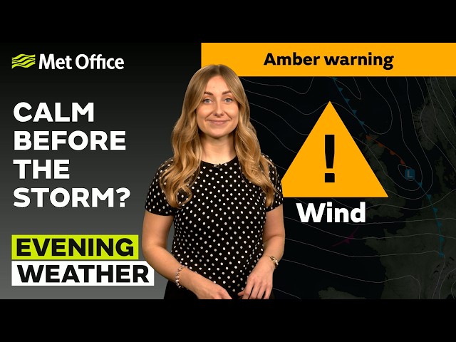 21/10/2026 - Wet Weather - Evening Weather Forecast UK - Met Office Weather