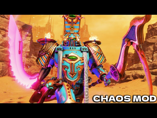 REAL PLAYABLE CHAOS SORCERER? Thousand Sons vs Tyranids | Space Marine 2 (Chaos Mod)