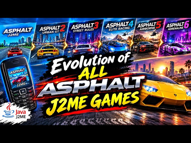 I Tried Every Asphalt J2ME Game EVER Made! 📱(2004–2015) #AsphaltJ2ME #J2ME #JavaGames #AsphaltGames