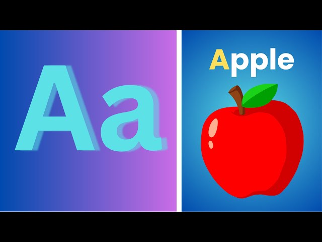 ABC Song with Phonics & Flashcards 🎵 | A to Z Learning for Kids