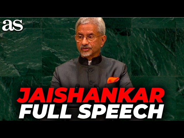 JAISHANKAR delivers INDIA’S FULL UN SPEECH on TERRORISM and WAR