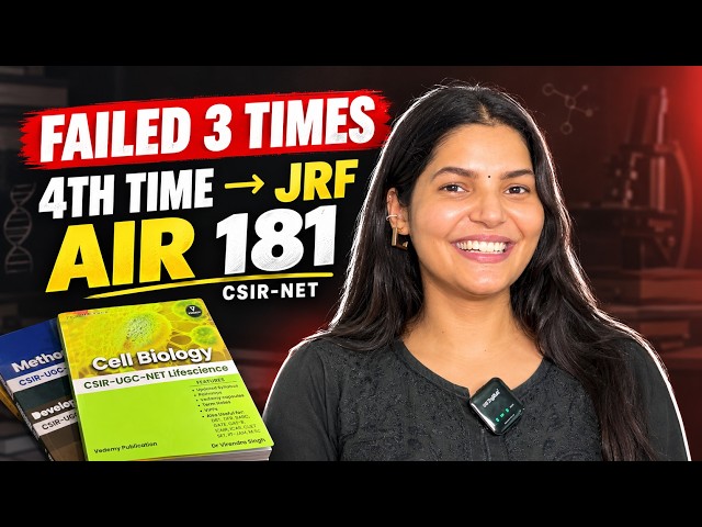 CSIR-NET JRF: From Beginner to JRF | Complete Strategy + Books & Tips #csirnet #netjrf #csir #csi...