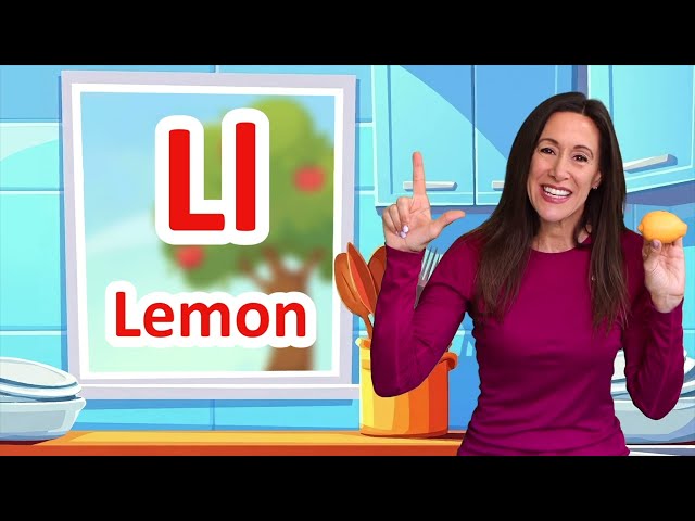Alphabet Song L is for Lemon Phonics Children Kids Learn to Read Preschool Letters Patty Shukla
