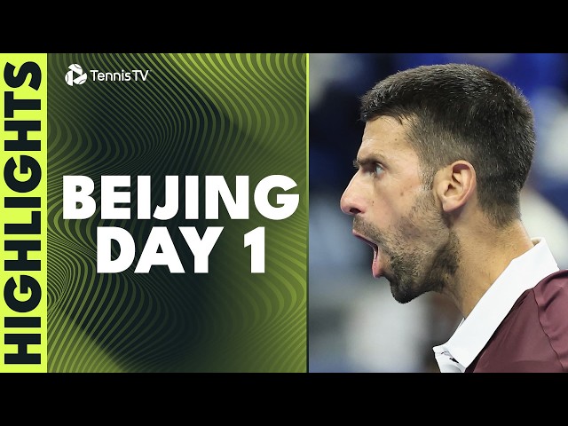Djokovic Makes 11-Year Return, Auger-Aliassime vs Khachanov & More 🙌 | Beijing 2026 Highlights