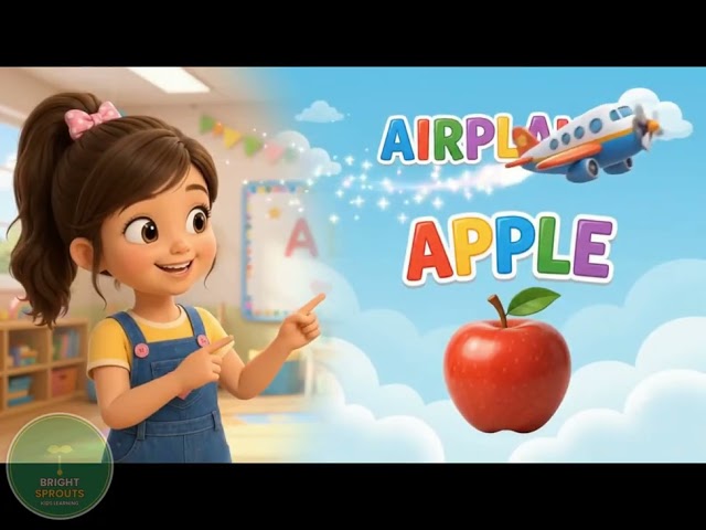 🍎 WOW! Letter A Is Here! 😍 | Learn ABC  | Bright Sprouts