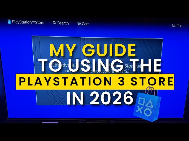 How I downloaded Games from the PlayStation 3 Store