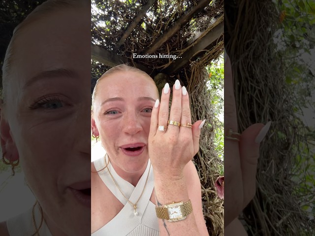 All the emotions after he proposed 😭💍