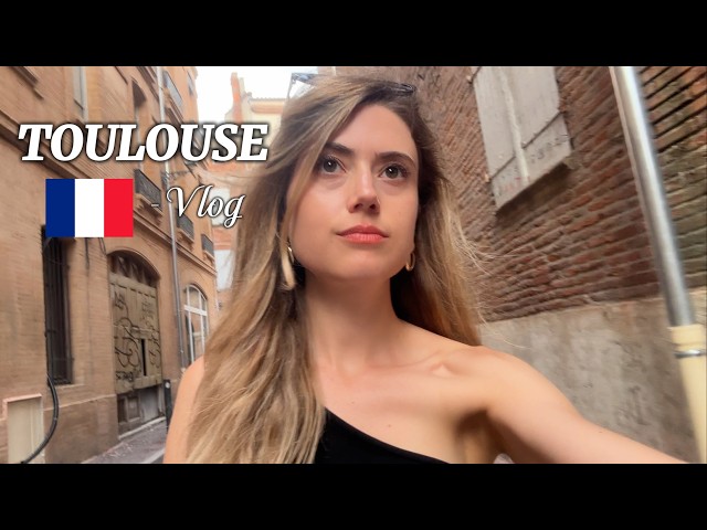 24 Hours in Toulouse 🇫🇷 | French Vlog with Subtitles – Cafés, Culture & Hidden Streets