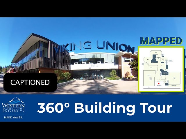 Viking Union WWU 360° Building Tour w/ Map + Captions