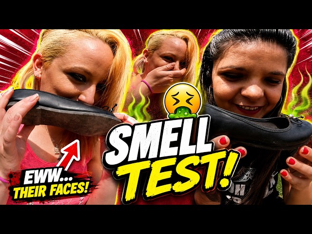 2 Girls Smell Their Own Worn Flats – Their Reaction Says Everything! VR 8K