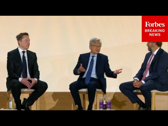 BREAKING: Elon Musk And Jensen Huang Speak At America.Gov Event, An AI-Powered Government Website