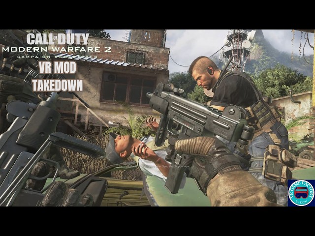 Call of Duty : Modern Warfare 2 Campaign Remastered "Takedown" VR Gameplay (No Comment)