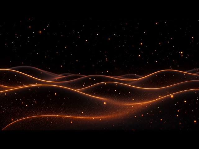 Golden Light Wave Hills Seamless Loop 4K No Copyright