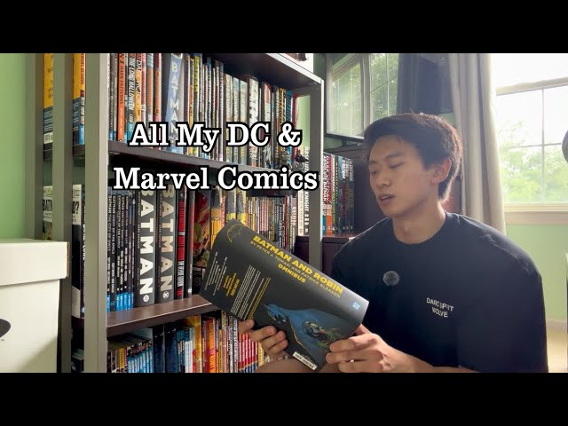 My DC and Marvel Comics Bookshelves
