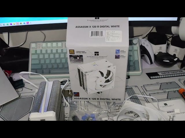 Thermalright Assassin X 120 R Digital WHITE Unbox and Review