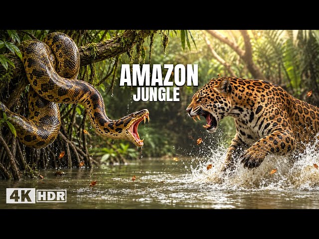 AMAZON WILDLIFE 4K - Discover The World’s Largest Tropical Rainforest | 60FPS Film