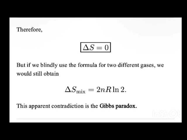 Gibbsparadox Notes Statistical physics csirneet set