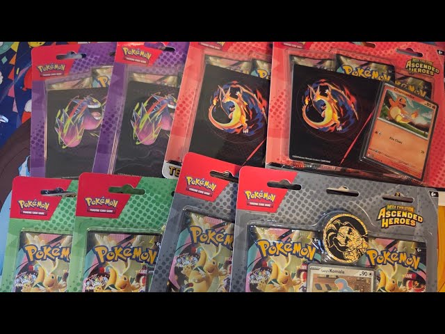 NEW!! Ascended Heroes Tech Sticker Collection and Trainer Blister Pack Opening!
