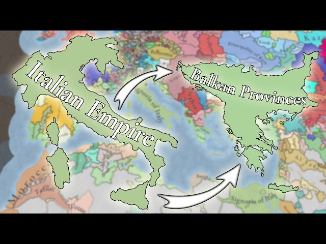 I Subjugated the BALKANS as ITALY in EU5!