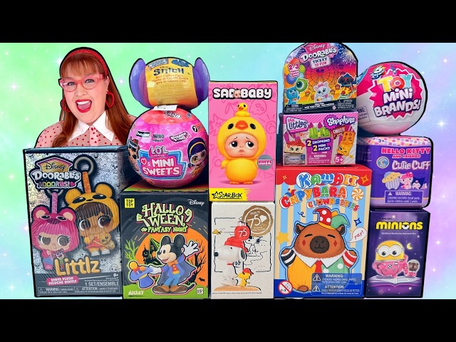 ❤️ Mystery Blind Box & Blind Bag Unboxing! Doorables! Hello Kitty! Stitch! Pop Mart! Miniso!