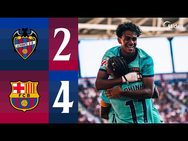LEVANTE 2 vs 4 FC BARCELONA | LALIGA 2026/27 MD05 🔵🔴