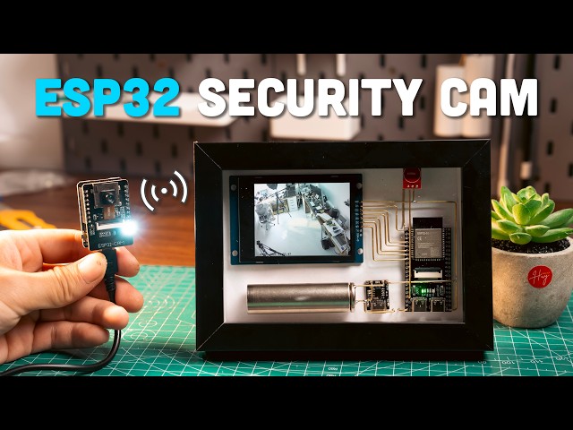 [Satisfying] I Built a Wireless Security Camera Using ESP32