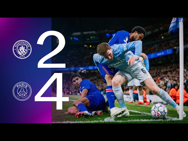 HIGHLIGHTS | Man City 2-4 PSG | Six goal thriller at the Etihad!