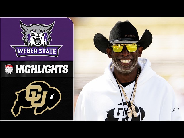 Weber State Wildcats vs. Colorado Buffaloes | Full Game Highlights | ESPN College Football