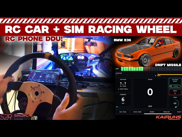 Drive an RC Car with a Sim Rig (Sim2RC + Kairuhs Live Telemetry)