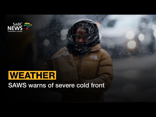 SAWS warns of severe cold front: Calvin Dludla reports from Soweto