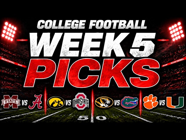 2026 College Football Week 5 Picks & Predictions