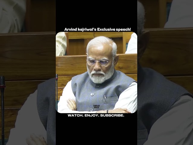 Arvind Kejriwal’s Fiery Speech in Parliament 🔥 | “An Atmosphere of Fear” | Powerful Speech