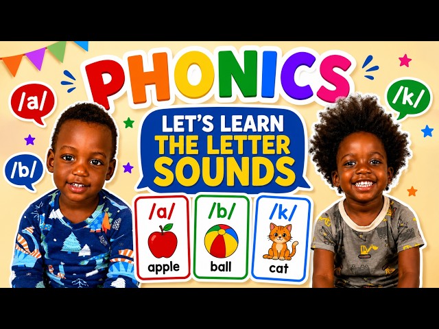 Learn the Letter Sounds A–Z | Fun Phonics