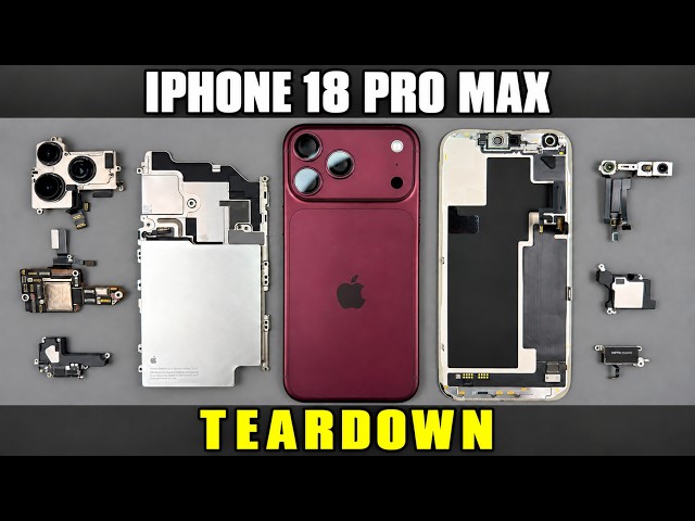 iPhone 18 Pro Max Teardown | New Cooling, Battery & Camera