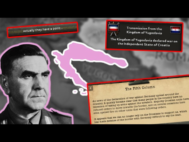 Croatia is NOT for the Weak in Hearts of Iron IV