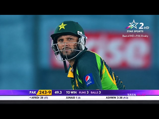 India vs Pakistan 2014 Asia Cup | Thrilling Match Highlights 🥵🥶