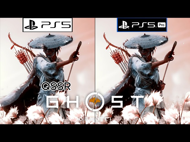 Ghost of Yōtei PS5 QSSR vs PS5 Pro - Graphics Comparison - Framerate - Loading Times - 4k