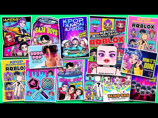 🌈KPOP DEMON HUNTERS Blind Bag Compilation | SAJA BOYS | Lyrics Book | ROBLOX RUMI ZOEY  케이팝 데몬 헌터스