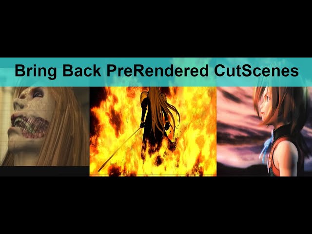 Bring Back Pre-Rendered Cutscenes In Video Games | Pre Rendered 3D Graphics