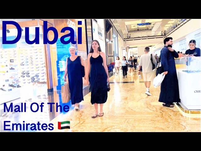 🐧 PENGUINS INSIDE A DUBAI MALL?! 🇦🇪 Mall of the Emirates 4K Walking Tour