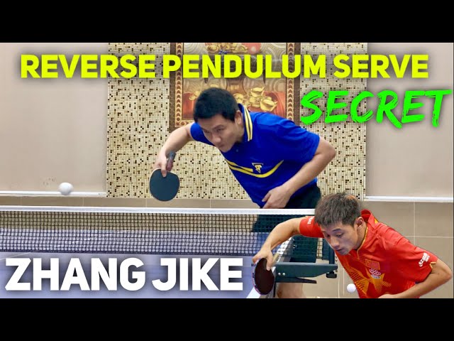 Zhang Jike's Reverse Pendulum Serve | Tutorial & Secret