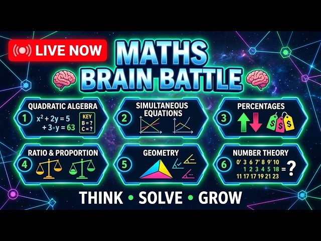 5 tricky Maths Questions That Test your Brain 🧠 : Algebra, Logs, & Geometry