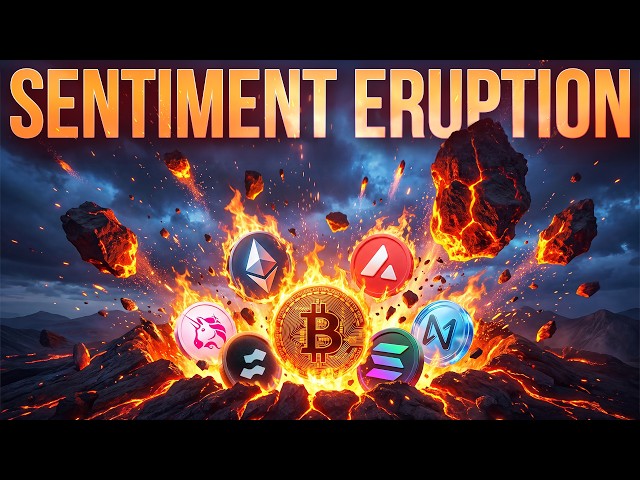 Sentiment Eruption!💥Crypto Market Update🔥